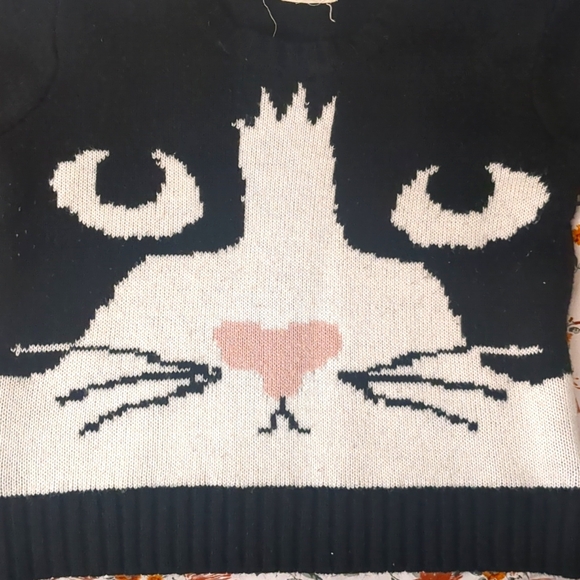 LA Hearts Knit Kitty Long sleeve sweater - Picture 2 of 3